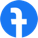 Image of Facebook social media icon.